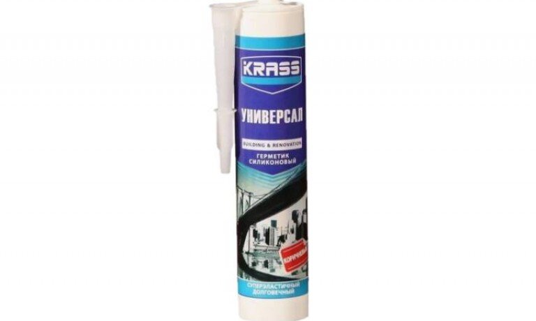 KRASS герметик силиконовый коричневый 300 ml