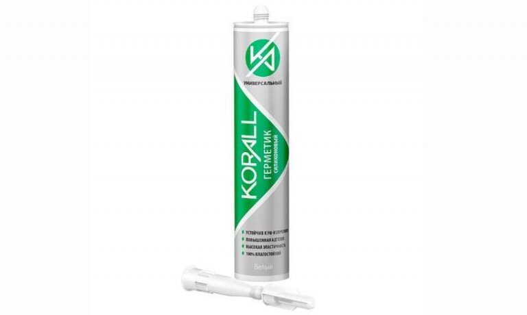 Герметик силиконовый универсальный KORALL белый 280ml