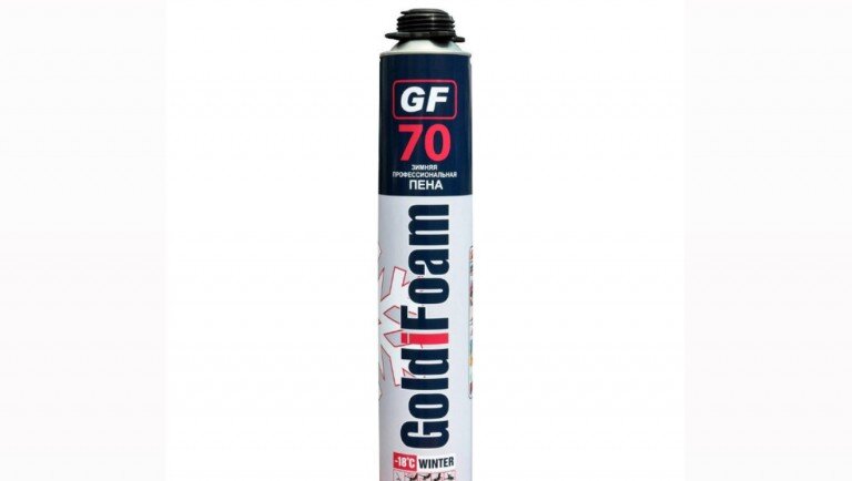 Пена монтажная профессиональная GoldiFoam 70L зима