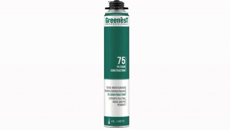 Пена монтажная профессиональная  летняя GREENEST PROFESSIONAL 75 L 